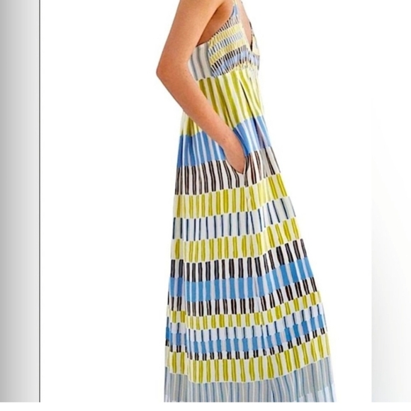 Massimo Dutti Silk Flowy Maxi Dress Size 6 - Picture 2 of 10